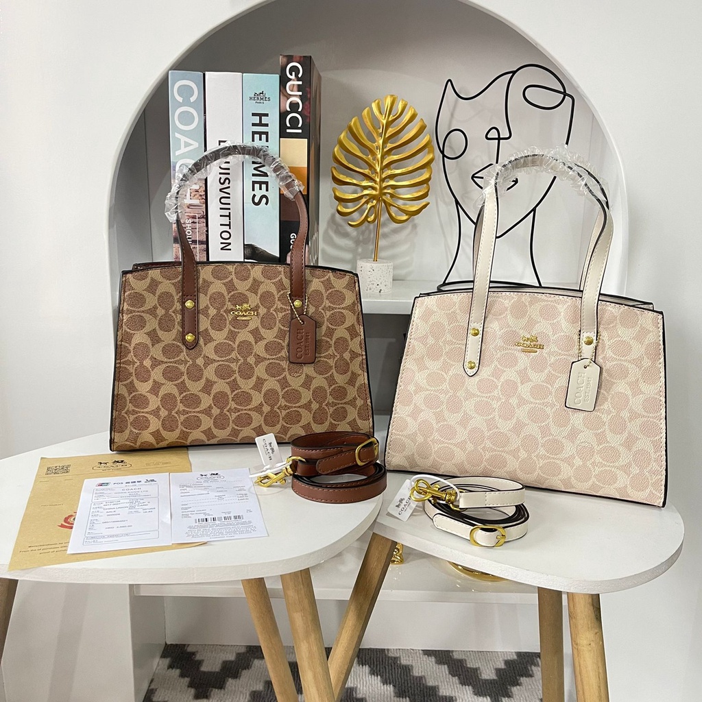 Coach Signature Charlie Carryall Tas jinjing selempang wanita premium sb