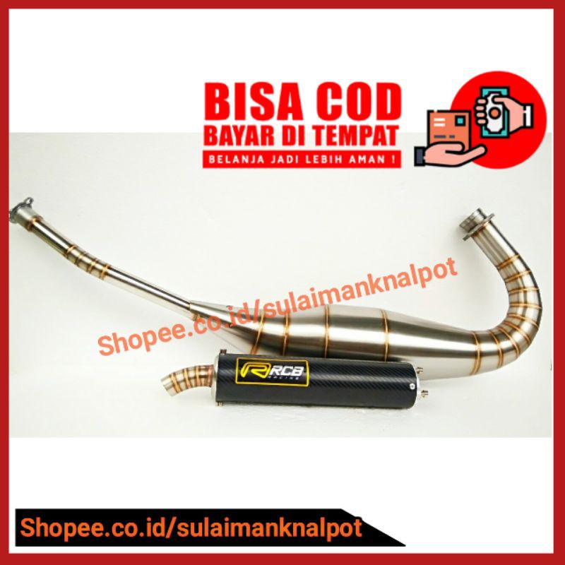 knalpot RCB carbon ninja r rr ss stanles PNP
