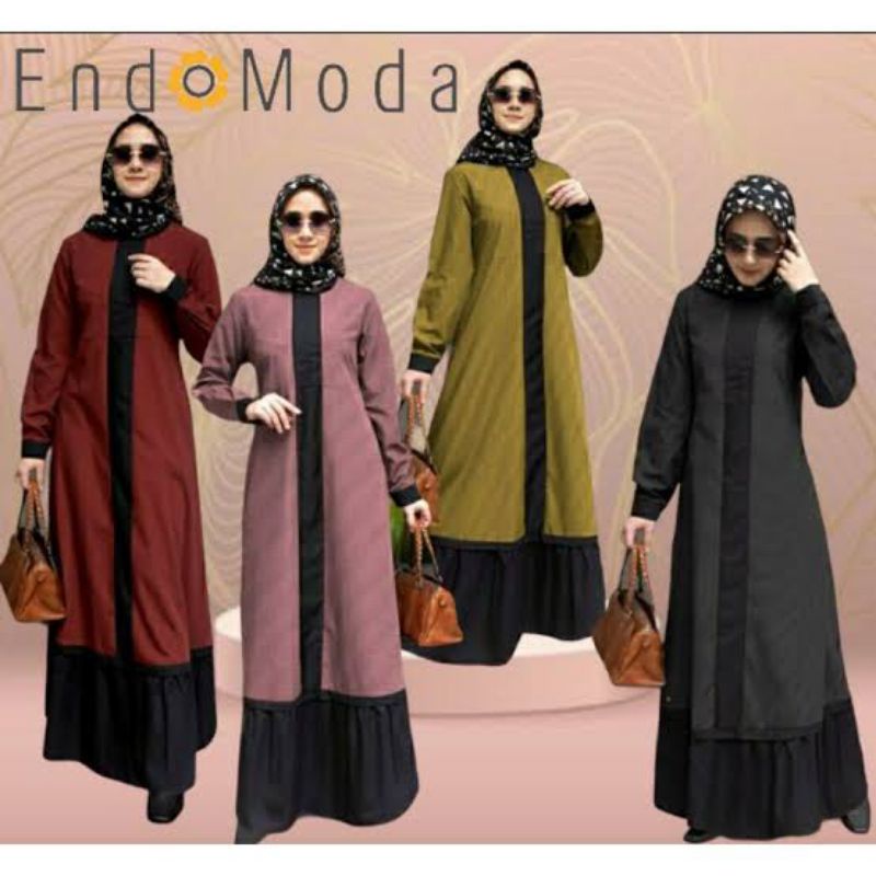 
GAMIS ENDOMODA TERBARU 2021/GAMIS ENDOMODA PP 69/GAMIS KEKINIAN /GAMIS MODERN/ENDOMODA BRANDED