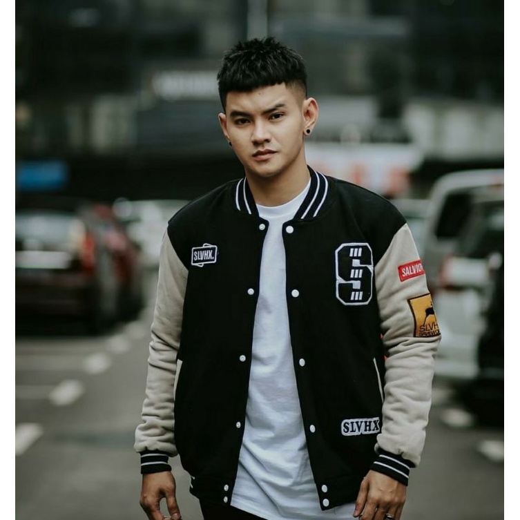 Jaket Versity baseball Salvio Hexia original