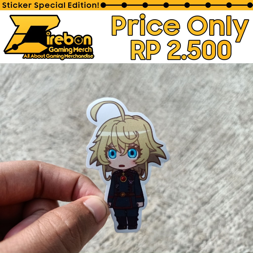 Sticker Stiker Tanya Degurechaff Youjo Senki