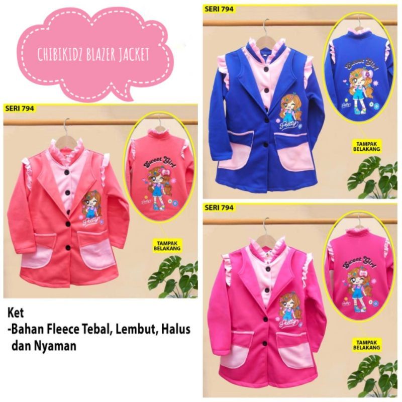 JAKET BLAZER PREMIUM QUALITY / CHIBIKIDZ BLAZER JACKET