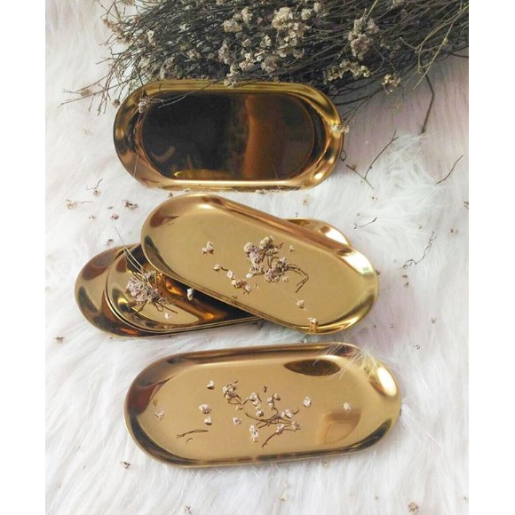 NAMPAN STAINLESS STEEL WARNA GOLD/TRAY GOLD/NAMPAN HIAS