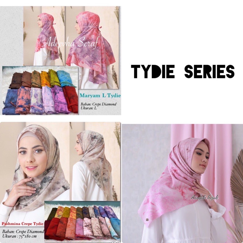NEW ISI 10 PC GROSIR Bergo maryam tydie Pasmina Crepe Tydie segiempat tydie square tydie Voal tydie