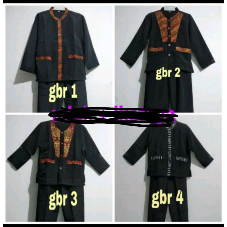 Jual setelan baju pangsi anak | baju adat rebo nyunda | seragam sekolah