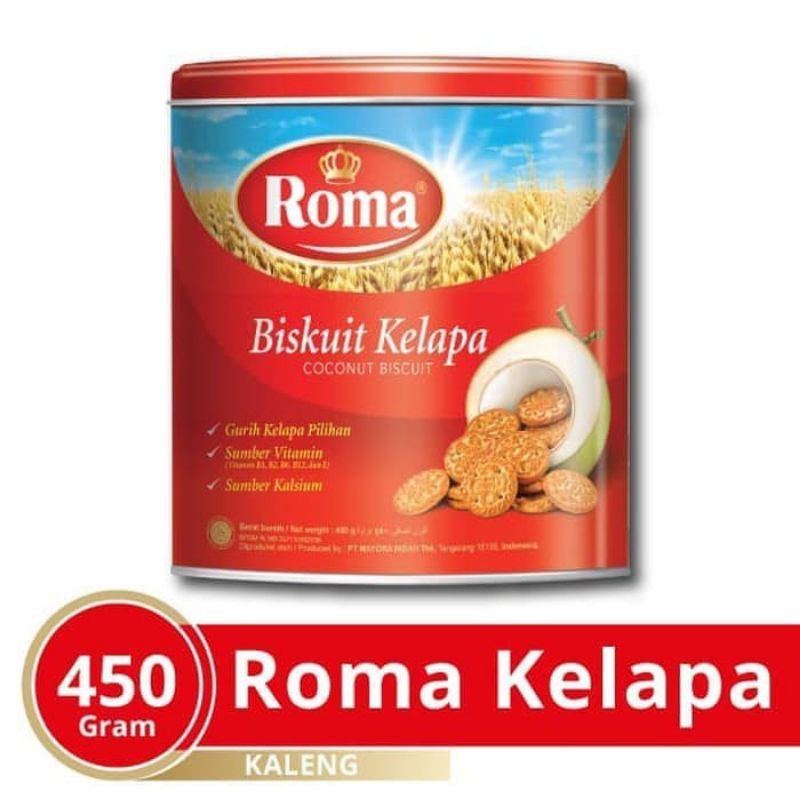 

Roma Biskuit Kelapa Kaleng 450g