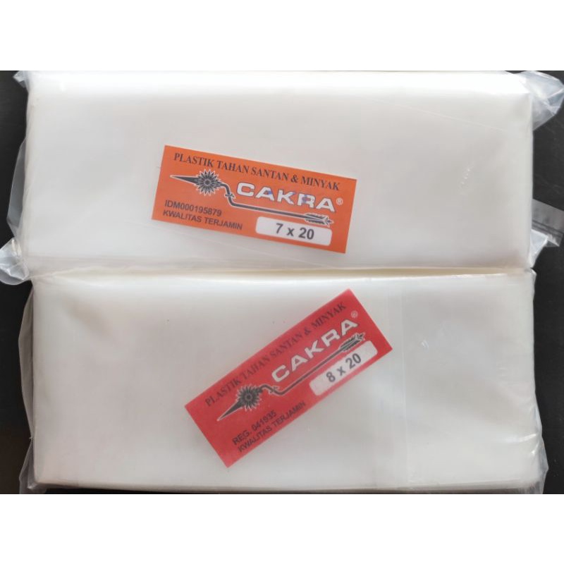 Plastik PE ES LILIN 7x20 - 8x20 cm - Plastik PE Cakra