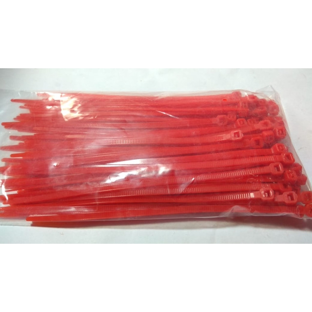 [DEV-9116] KABEL TIES WARNA 3.6MMX15CM MERAH