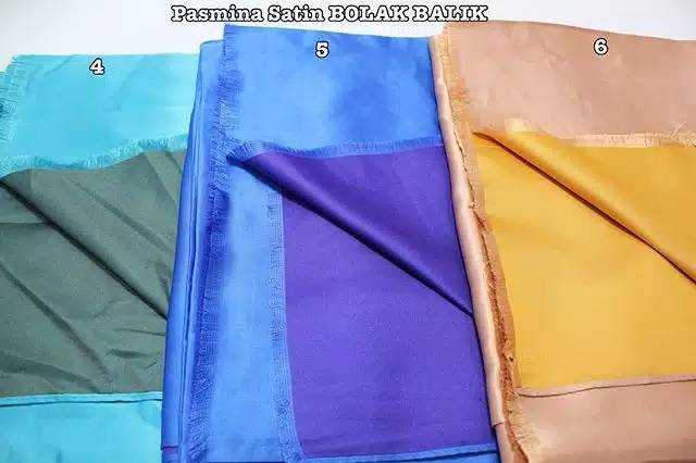 Pashmina Satin Bolak Balik