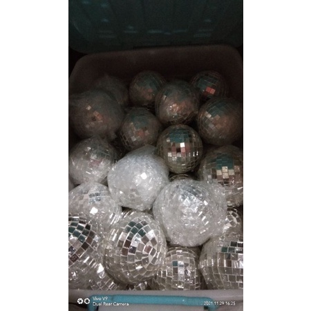 Bola kaca mozaik 10cm