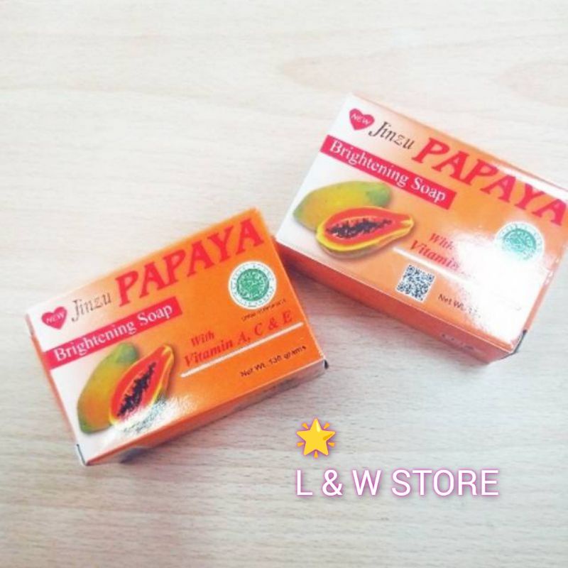 PAPAYA SABUN MUKA JINZU/BPOM  HALAL