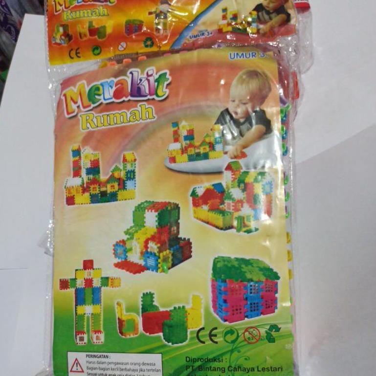 Mainan Rumah Puzzle - Mainan Edukatif Anak / maenan  meriah / mainan anak perempuan laki laki 2Q2