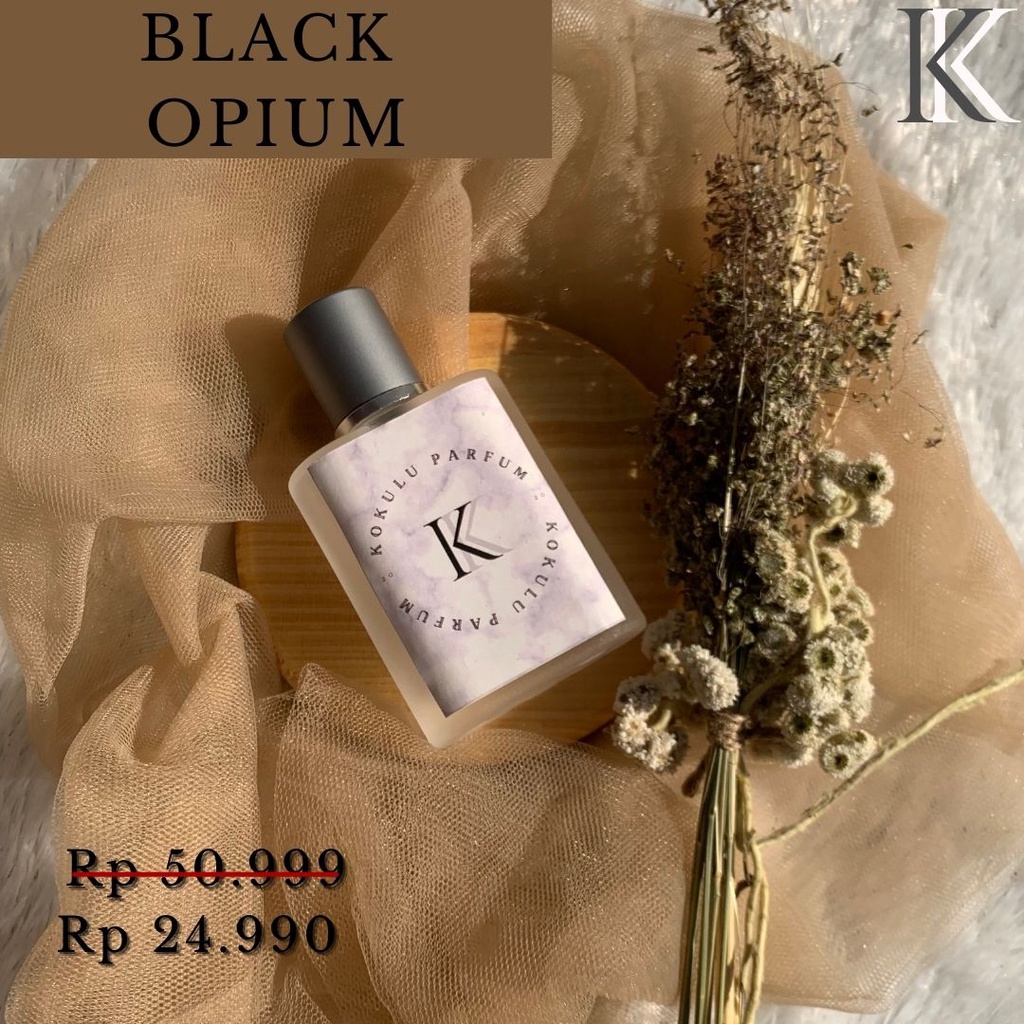 KOKULU PARFUM inspire by BLACK OPIUM 35ml termurah kualitas terbaik parfum unisex