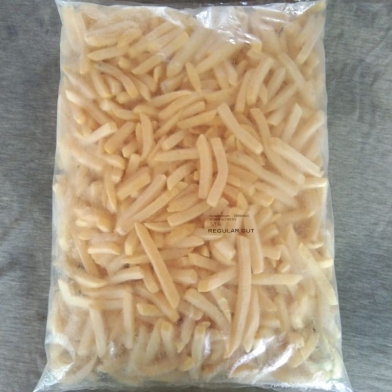 

Kentang Goreng Beku Curahan Kentang Shoestring 7mm 500Gram/1Kg