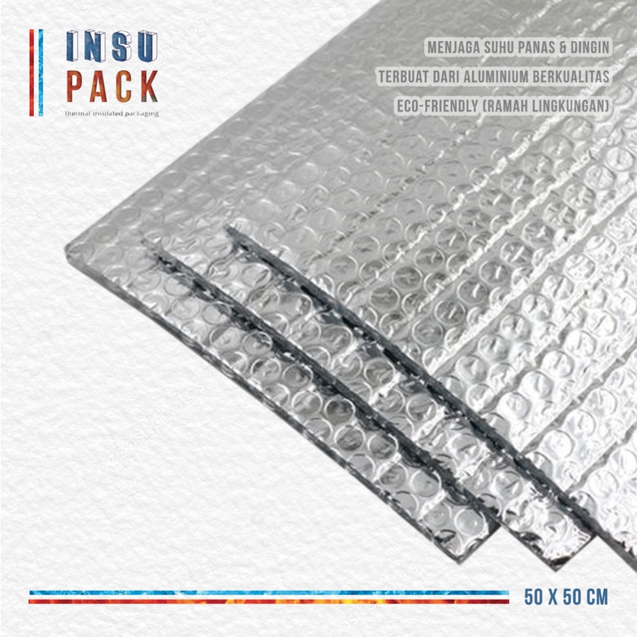 InsuPack Aluminium Bubble Foil Sheet | Insulasi Atap | Peredam Panas