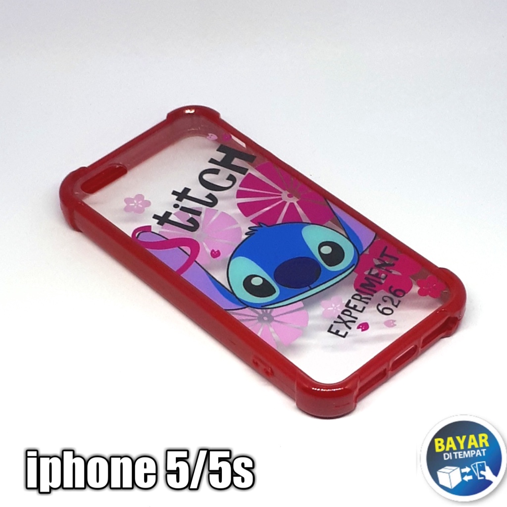 Casing Iphone 5/5s Softcase Anticrack Motif Silikon Hp Cover Hp Motif