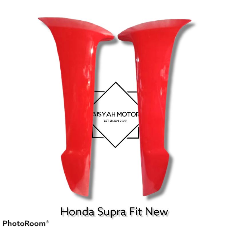 Bodi Halus Honda Supra Fit New Cakram Warna Merah Hitam