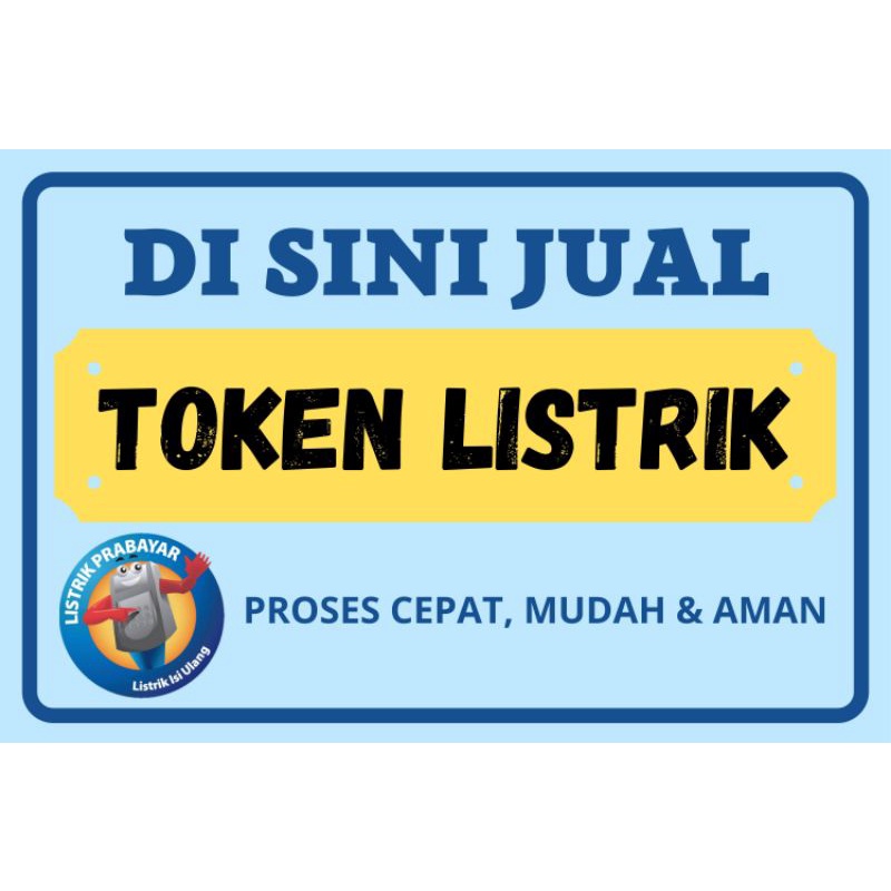 Jual Stiker Jual Token Listrik Shopee Indonesia 4804