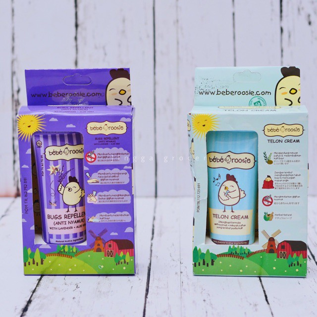 Bebe Roosie Telon Cream / Bugs Repellent / Minyak Kayu Putih