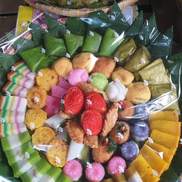

Kue basah jajanan pasar Kue Tampah 50-60pcs bulet uk 20 cm BEST SELLER