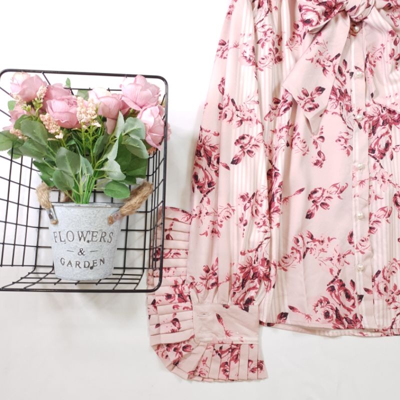 LA SENSA FLOWERY PINK BLOUSE