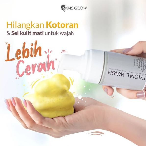 MS GLOW FACIAL WASH / FACIAL WASH MS GLOW