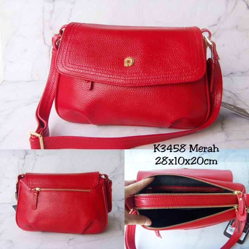 Tas Papillon Original Kode K3458 Kulit Asli | Tas Papilon Ori | Tas Selempang Wanita | Tas Kondangan