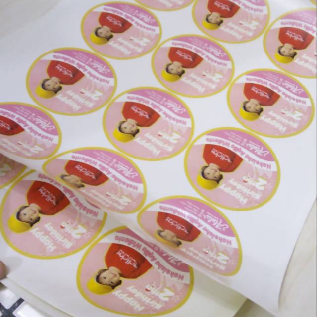 

Cetak Stiker Kromo/ bontak A3+ full color