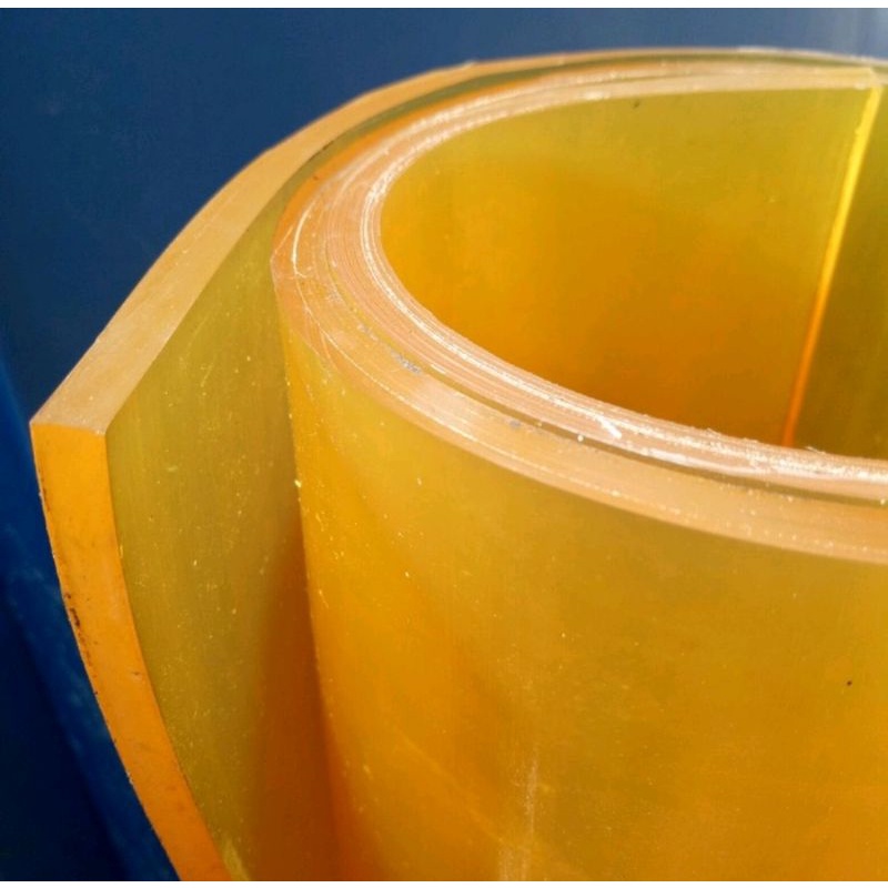 Polyurethane PU sheet tebal 10mm ukuran 10cm x 100cm