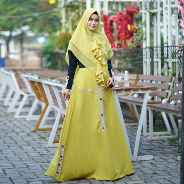 Gamis casual Daily wear Aderaa Original by Viandra Syari
