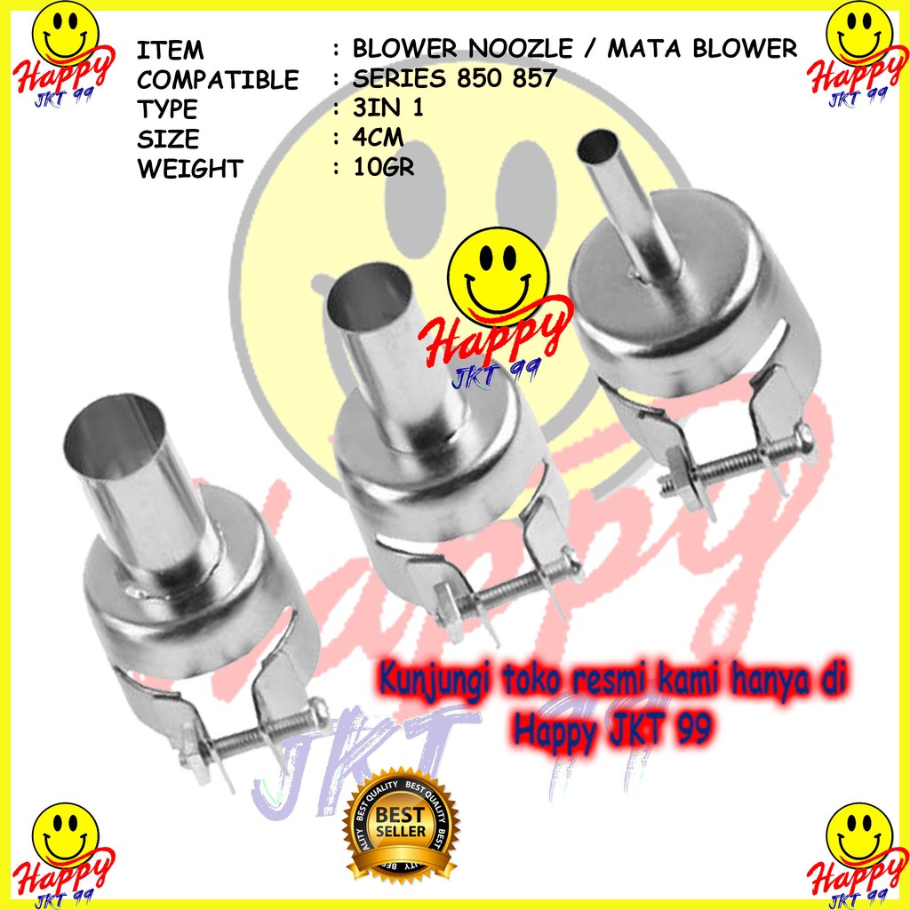 [ HAPPY JKT 99 ] MATA BLOWER NOOZLE 850 857 5MM 8MM 9,5MM 3 IN 1 3IN1