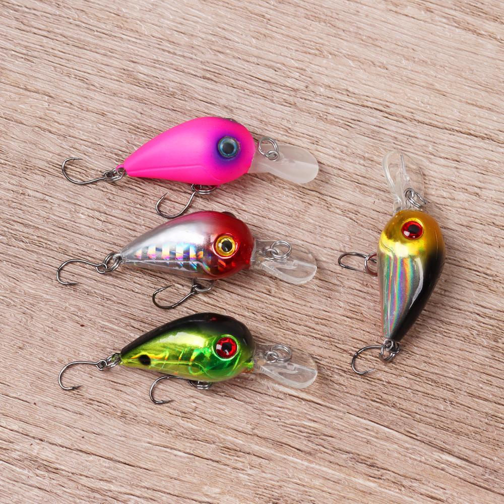 Top Fishing Lure 4.5cm/2.5g Pelampung Wobbler Mini micro Hard Umpan Pancing