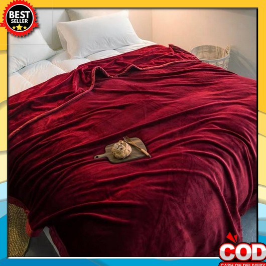 Selimut Karakter Slimut Bulu 180X200 Murah Balmut Premium Aesthetic Dewasa Bantal Selimut Halus ID96