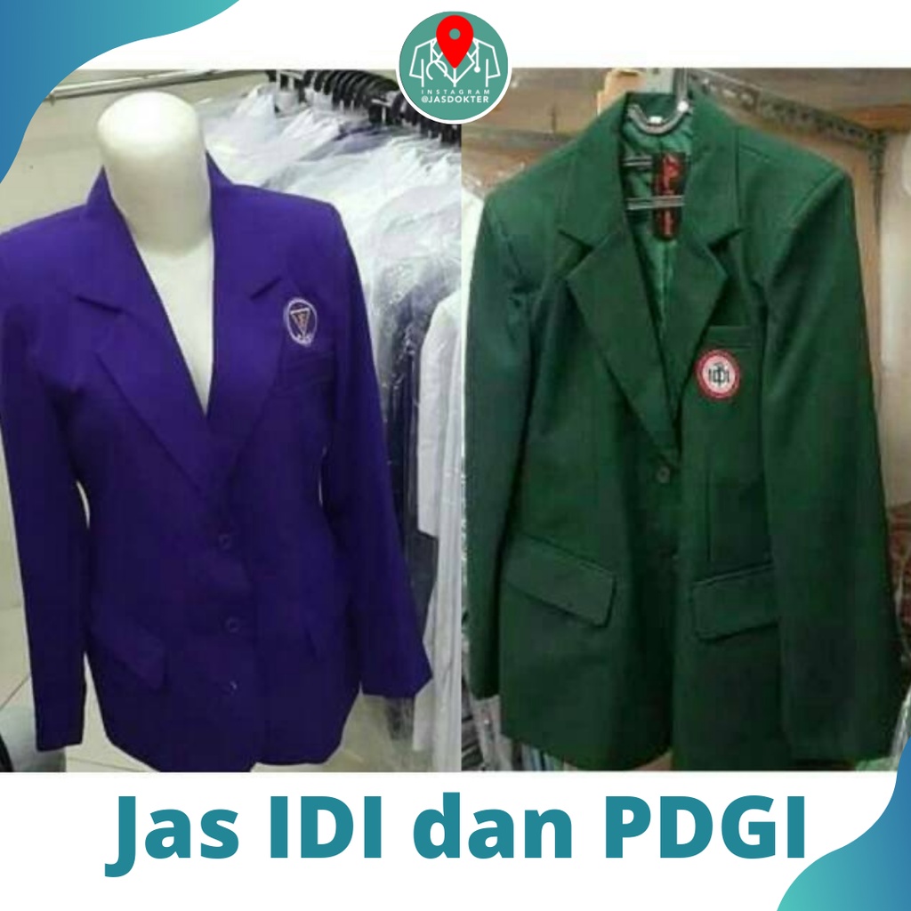Jas PDGI dan Jas IDI Pria Wanita