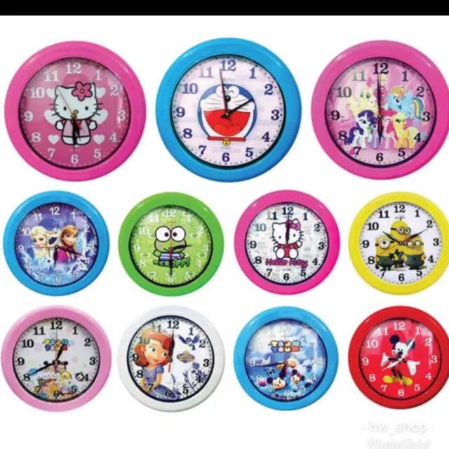 Jam Dinding Karakter Besar . Jam Dinding Karakter . Jam Dinding
