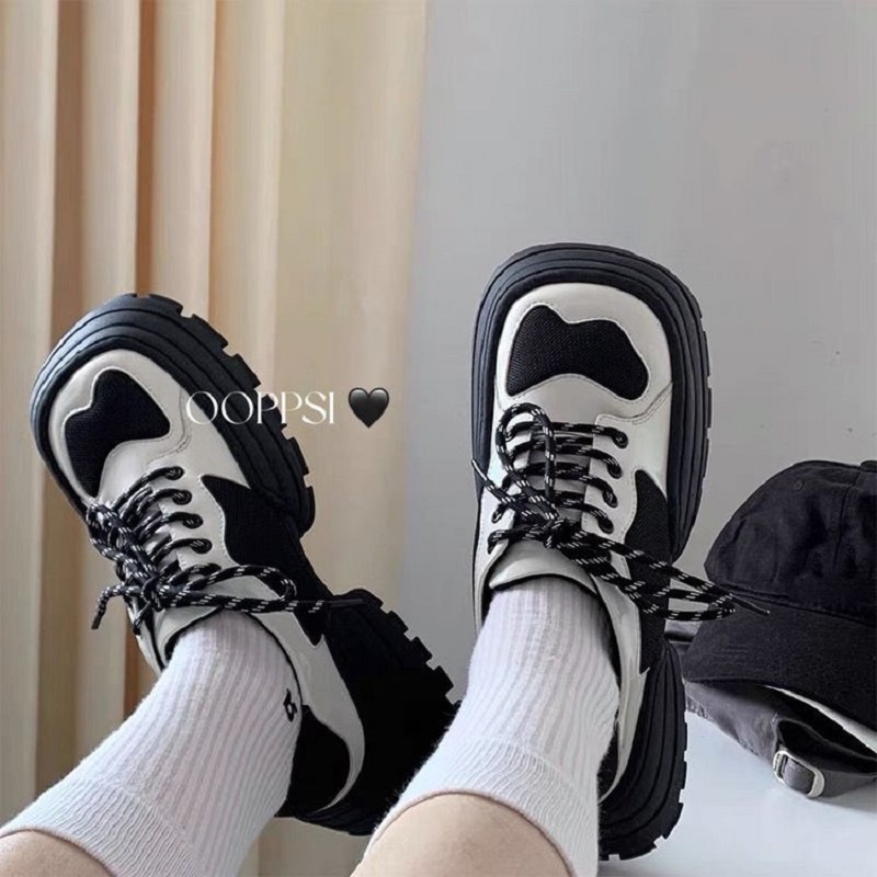 LUMMYSHOP SEPATU WANITA LISA BIG SOLE SNEAKERS IMPORT