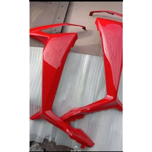 dek sayap supra 125 Fi 2016 kanan kiri warna merah merek tensi