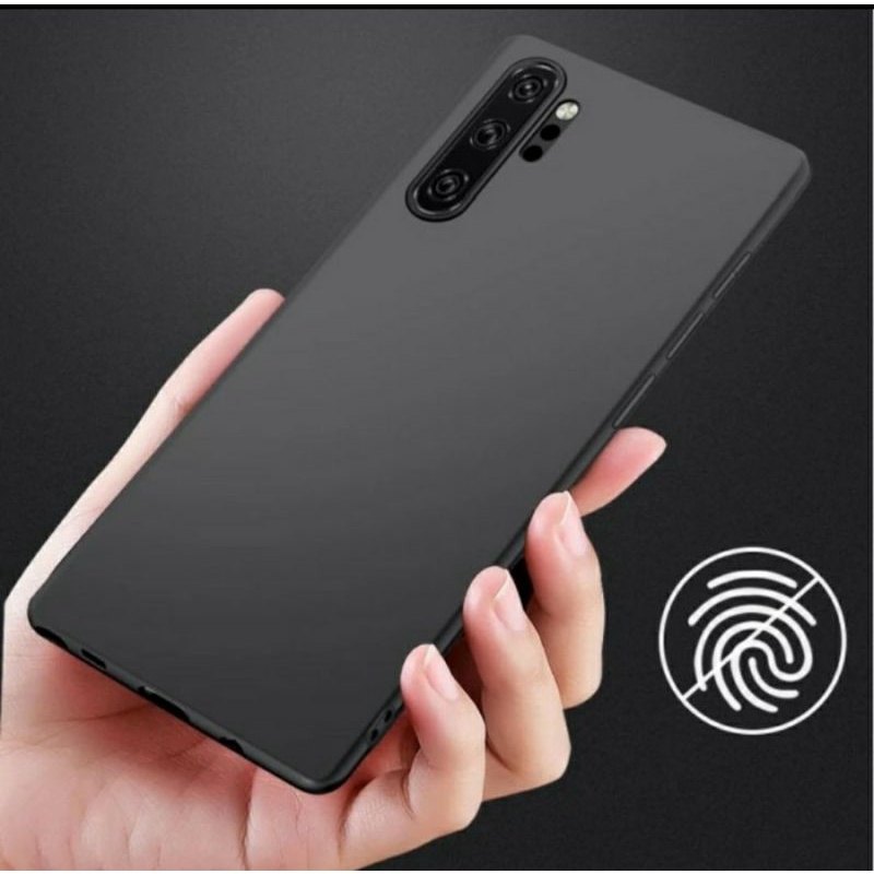 Samsung Note 10/Note 10 Plus/Note 10 Lite  Softcase Premium Black Casing Hp Samsung Hitam