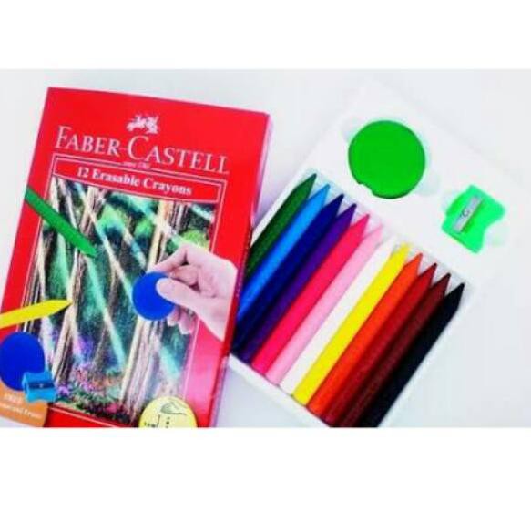 

Harga Grosir Crayon erasable / bisa dihapus 12 warna Faber castell ,.,