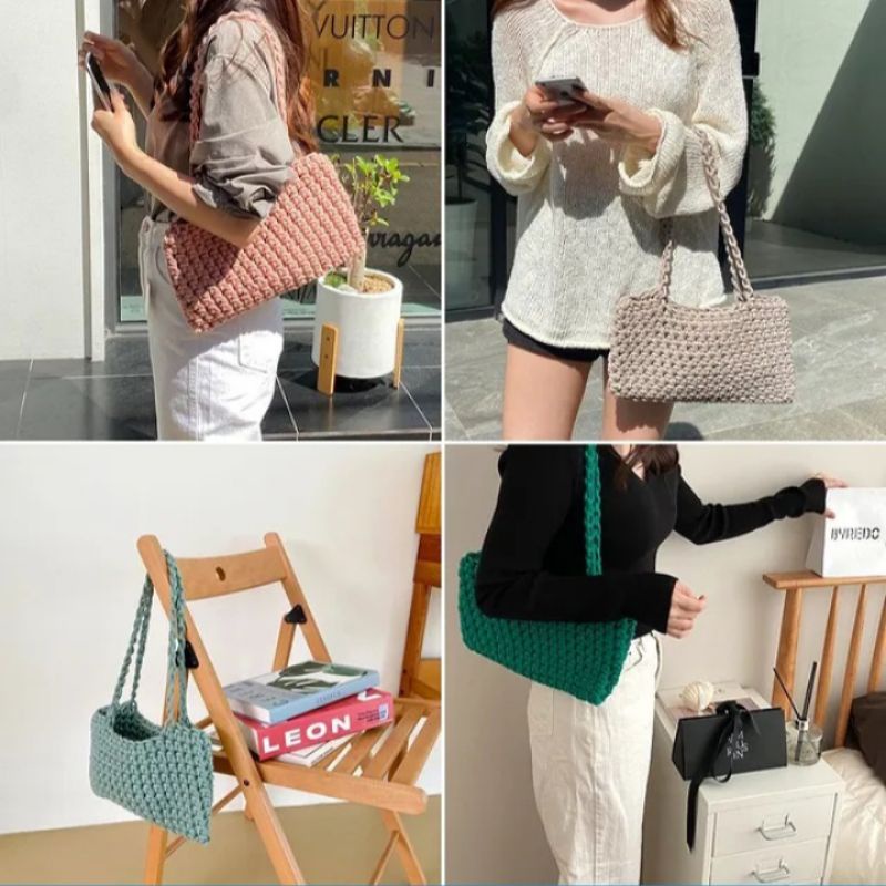 Lia Macrame Bag/Tas Rajut/Tas Wanita/Selempang Wanita