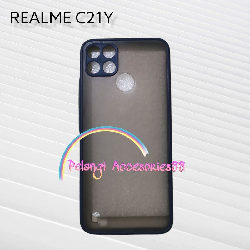 CASE REALME C21Y / C25Y  SOFTCASE CASE DOVE CASE FULL COLOUR