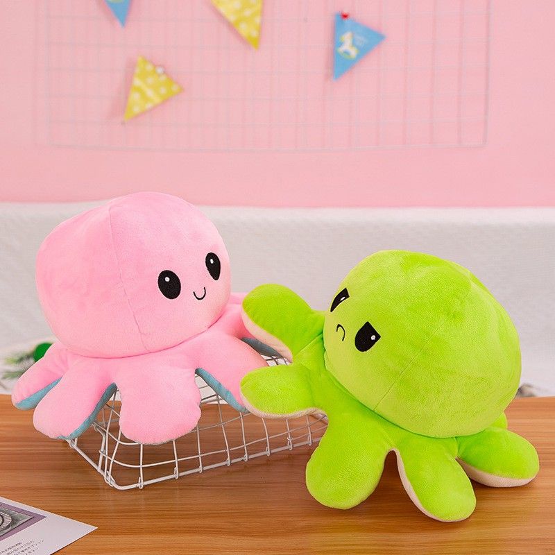 reversible boneka octopus doll 2in1