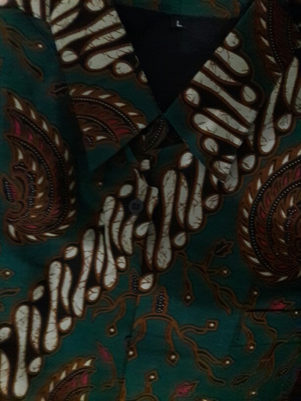 Batik Pria Lapis Furing Parang Hijau Batik Solo
