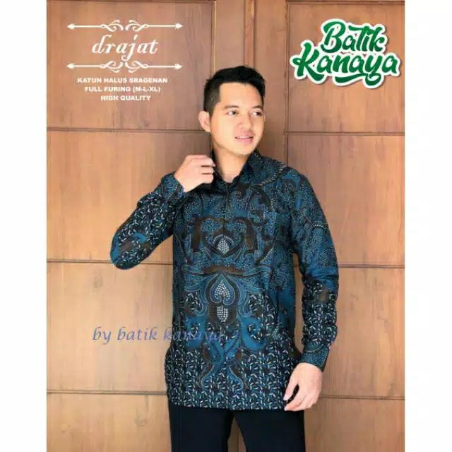 Rajaswa Kemeja Batik Pria Lengan Panjang By Batik Kanaya