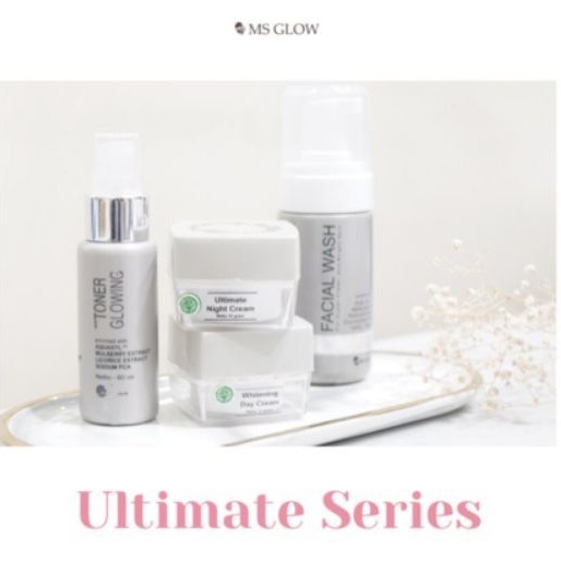 MS GLOW Ultimate Series / skincare untuk wajah flek hitam