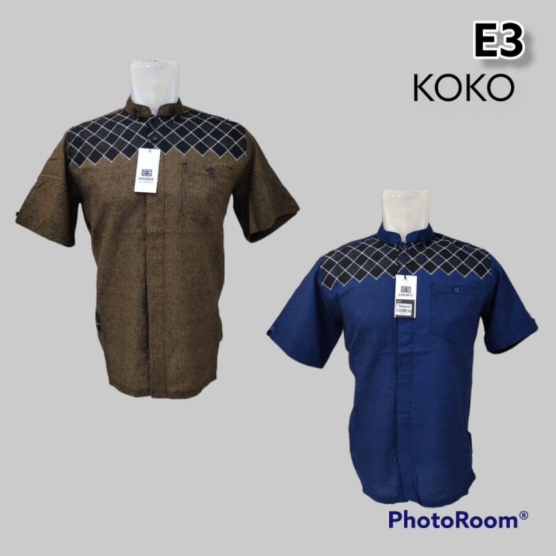 BAJU KEMEJA KOKO ERKAPE LENGAN PENDEK
