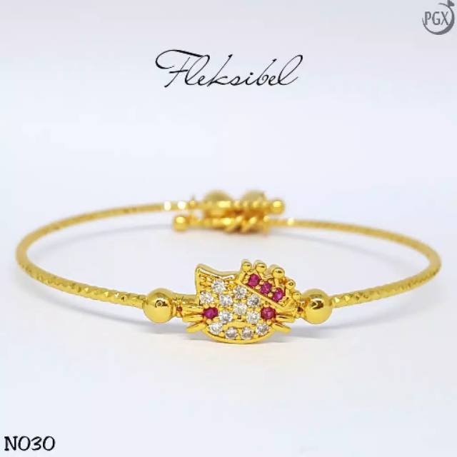 Xuping-gelang tangan anak hk mata2 gold