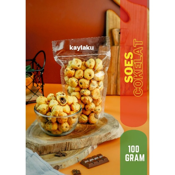 

Soes kering Isi Coklat 100 grm