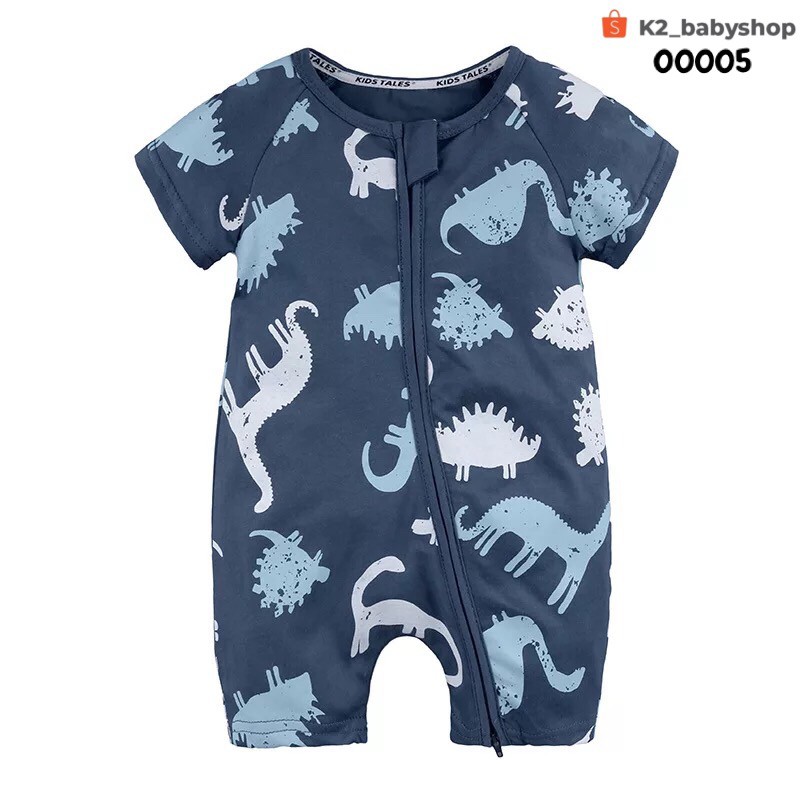 BABY K2 - BABY SHORT ZIPPYSUIT MOTIF DINO KODE 00005