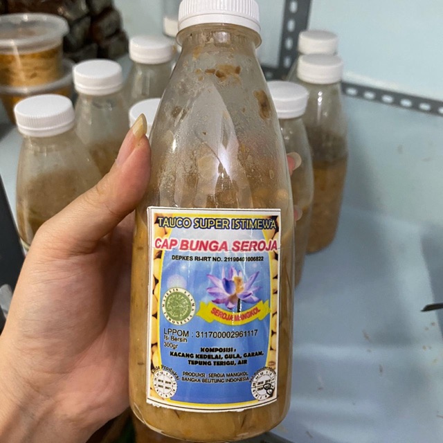 

Tauco Bangka Super Istimewah Cap Bunga Seroja - Bahan Masakan Bangka - Khas Bangka - Makanan Bangka